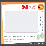 MAG Dual Frequency Card UHF 6C Long Range 919MHz + Desfire EV Short Range Passive Card CDUD130L