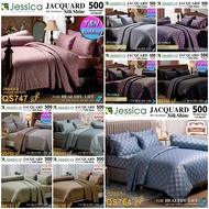 💎TeeBed💎 Jessica Jacquard ชุดผ้าปู (ขนาด 5/6ฟุต) (ไม่รวมผ้านวม) Cotton100% QS706 QS711 QS740 QS742 Q