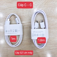 Genuine samsung s21 charging cable, charging cord, type c to type c charging cable, type c 2-head ch
