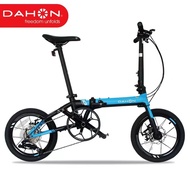 Daxing DAHON Foldable Bicycle 53cm Aluminum Alloy 9-Speed Disc Brake Version K3plus Sports Bicycle K