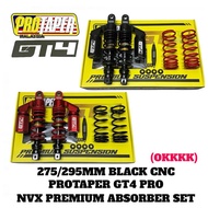 PROTAPER RACING CNC ADJUSTER PREMIUM ABSORBER SET MONOSHOCK [ 275MM / 295MM ] GT4 PRO NVX155 V1/V2 &