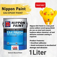 NIPPON PAINT EA4 Epoxy Paint / Floor Paint 1 Liter / Cat Lantai