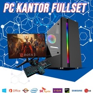 PC Kantor Spek Gaming Intel Core i7 RAM 8Gb SSD 120GB VGA GT1030