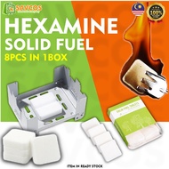 8 Hexamine FIRE STARTER Alcohol Fuel Tablet Lilin Askar Foldable Solid Fuel Stove Camping Metal Cook