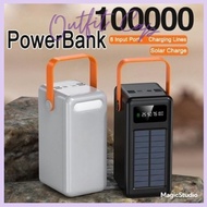 PD40W Solar Powerbank 100000mAh PowerBank 3.0USB Fast Charger LED Light