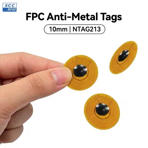 10mm NTAG213 FPC NFC Tag 13.56MHz Programmable for Asset Tracking