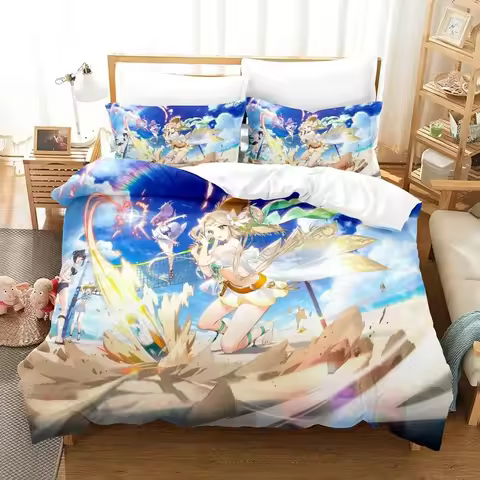 3D Print Game Epic Seven Bedding Set Comforter Duvetcover Sets Pillowcase Twin Full Queen King Bed L