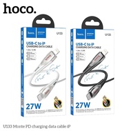 Hoco U133 Fast Charging Cable Alloy Sync Head TC-TC 60w/PD 27w/Type-C 3A/iOS 2.4A Charger 1.2m hc1