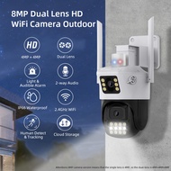 UPUPIN 6MP IP Camera Outdoor CCTV WIFI Dual Lens CCTV Waterproof Outdoor  Dual Screen PTZ 360° Derajat