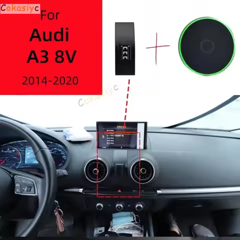 Magnetic Phone Holder For Audi A3 8V 2014-2020 2016 2017 Wireless Charging Special Fixed Bracket Bas