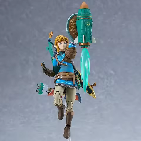 Original Good Smile Company Figma 626-DX Figma 637 Zelda No Densetsu Tears of The Kingdom Link Tears