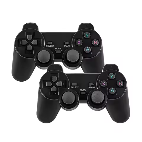 2.4G Wireless Gaming Controller with Receiver Wireless Gamepad Battery Operated Home TV Mini Game Co