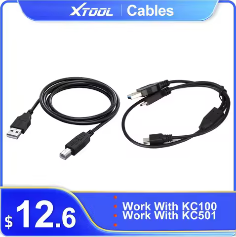 XTOOL 100% Original KC100 Cables For XTOOL X100 PAD3 For VW4&5th IMMO XTOOL KC501 Cable For X100MAX 