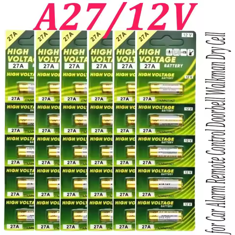 5-30PCS 27A 12V A27 Alkaline Battery for Car Alarm Remote Control Doorbell Walkman Dry Cell G27A MN2