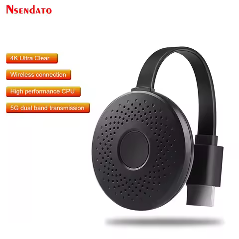 2.4G/5G Wireless WiFi Display Dongle 4K Miracast Screen Mirroring Cast TV Stick Support DLAN For And