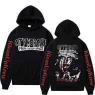 Rapper City Morgue Double Sided Printed Hoodie Hip Hop Harajuku Sweatshirt Zillakami Sosmula Hoodies