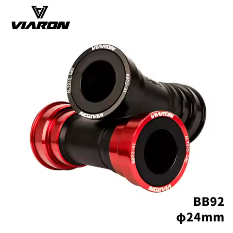 VIARON Bike Bottom Bracket BB92 Press Fit in BB Bottom Bracket 24 mm for Shimano for Sram GXP Cranks