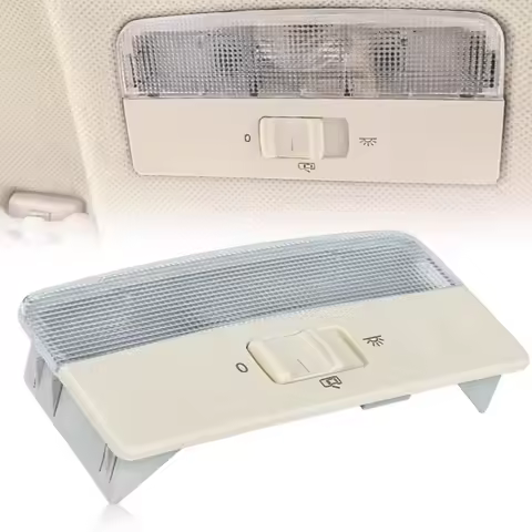 12V Grey Reading Light Interior Lamp Dome Light Roof Light for 9N 6R T5 2002-2015 2002-2005 2004-201