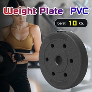 BG SPORT PVC Weight Plate Barbell Dumbell Plate 5KG 7.5KG 10KG 15KG Home Weight Training Equipment