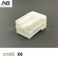 6 Pin Perodua Kenari Fog Lamp Switch Socket Connector
