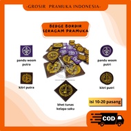 (10-20PCS) BET/BEDGE/BET TUNAS POCKET/KITRI/ PANDU WOSM EMBROIDERY