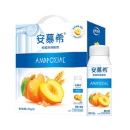 Yili Ambrosial Yogurt Series 伊利安慕希酸奶系列 (盒) 10 x 200g(expiry time:Yellow Peach July 9, 2026  ,Strawbe