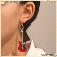 EUCALYTUS1 Vintage Classical Drop Earrings, Punk Guitar Guitar Drop Earrings, Fashion Personality Alloy Punk Electric Guitar Earrings Women