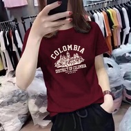 Clothing Fashion Short-Sleeved T-Shirt Preppy Style Printed Letter Top M-2XL Half-Sleeved Loose Nich