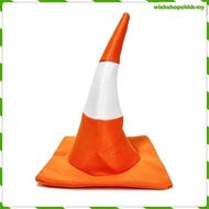 Amagogo Traffic Cone Hat Silly Traffic Cone Costume Hat Lightweight Soft for Partygoers, Halloween, 