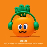 Carrot Cute Airpods Case Silicone Airpods Pro 3 Case Earphone Airpods 4 Case Protection Airpods Pro 