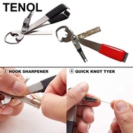 TENOL 4 in 1 Knot Tying Tool Fly Fishing Clipper for Enthusiasts Lake Fathers Day