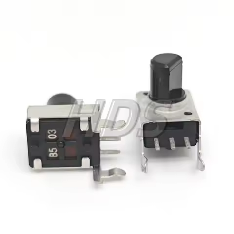 10PCS RV09 Horizontal Type 7.5mm D Shaft B5K B10K B20K B50K B100K 0932 3Pin Seal Potentiometer Adjus