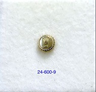 ROLEX Original 1803 White Gold Crown 原裝勞力士舊款大白金的6 mm(24-600-9)適合早期1803型號或其他白金錶，免費即時安裝，數量有限售完即止