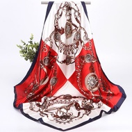 90cm x 90cm Scarf silk feeling big scarf