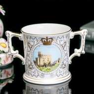 皇室尊享Royal Crown Derby女王 2006溫莎古堡骨瓷杯咖啡馬克杯