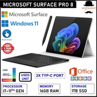 Microsoft Surface Pro 9 /8/7 Plus  Intel Core i5/i7-12th/i5-11th Gen 12.3"/ 2in1  Ori KB  Window 11