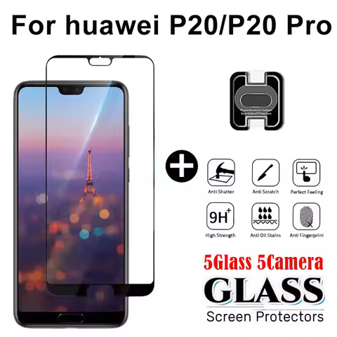 Full Cover Full Glue Tempered Glass For Huawei P20 Screen Protector Glass For Huawei P20 Pro Camera 