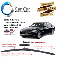 BMW 7 Series (730Ld 740Li 750Li) Wiper Wiper Blades Car Windshield Year 2009-2015 ( 1 pair -Size 26
