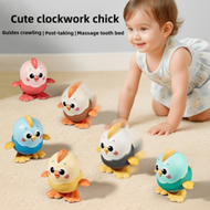 1 Pc Wind-Up Chicken, Animated Little Yellow Chicken, Jumping Chicken For Children, Wind-Up Wind-Up 