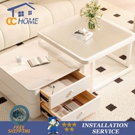 Table Household Room ZH Coffte CGS KK Living Light Luxury Modern Simple Cream Wind KK
