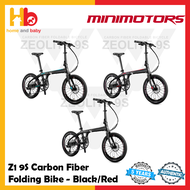 Sava Z1 9S Carbon Fiber Folding Bike | Shimano Sora R3000 | Free Shipping | 5 Years Warranty (Ready SG Stock)