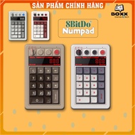 8BitDo Retro 18 Numpad Mechanical Keyboard with Bluetooth/2.4G/USB-C, Hot Swap, Aluminum Plate 8BitD