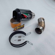 Knalpot Austin Racing Gp1 dan Slip on Zx25r new 2023