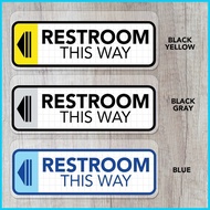 ☎ ◬ ❥ All Gender and PWD Restroom Signs / Laminated Signages / Sign Boards