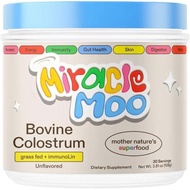 Miracle Moo Bovine Colostrum, Bovine Colostrum grassfed+ Unflavored 60 Servings