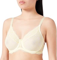 Women's minimiser bra, Sunlight Yellow, 30D