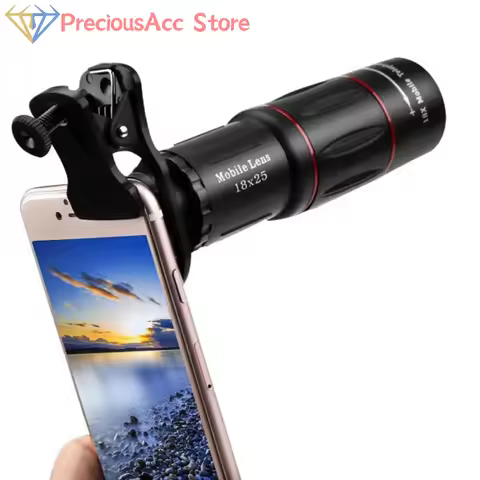 18/28/36X Telephoto Mobile Phone Lens HD High-Power Monocular Telescope External Connected To Mobile