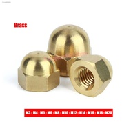 ✾ Brass Acorn Cap Nuts Dome Head Nut M3 M4 M5 M6 M8 M10 M12 M14 M16 M18 M20 DIN1587 brass Decorative Dome Caps Covers Blind Nut