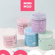 MIMIMOO Cotton Buds Premium Contents 180 Cinnamoroll My Melody Pochacco