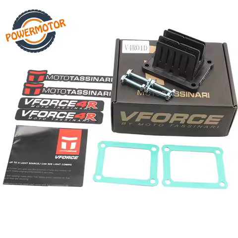 Motorcycle Carbon Fiber Reed Valve Kit For V Force Delta 2 Honda CR125 NSR 1987-2000 2002 VForce2 Re
